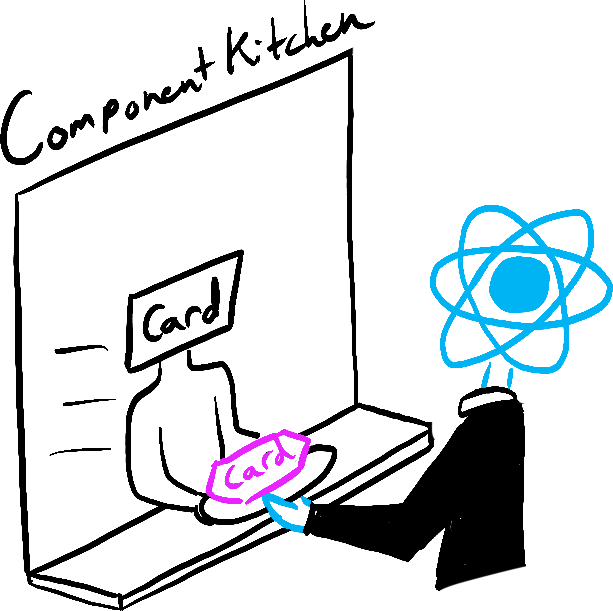 Koki Kartu memberikan Kartu merah muda kepada React.